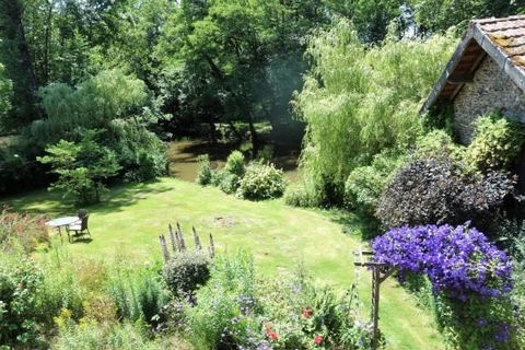 The perfect prime location for this secluded historic French mill house, set on its own at the end a lane and accessed by electric gates ensuring privacy and tranquillity with private river access.\nNestling in the valley of the river Goire, with bea...