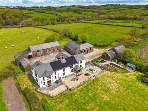 This substantial and highly flexible farmhouse stands proudly amongst open farmland with no immediate neighbours. The property has a wealth of character and has benefited from a wonderful and significant two storey extension, completed in 2019, which...