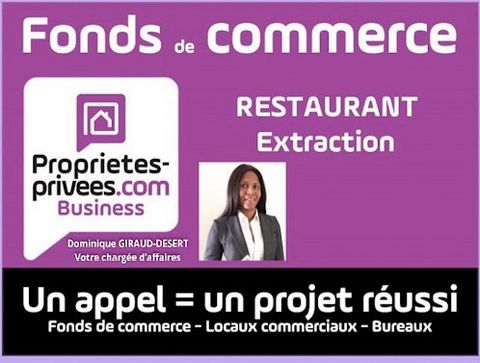 75015 PARIS LOURMEL - Dominique GIRAUD-DESERT vous propose en exclusivité un fonds de commerce de restauration - vente à emporter sans aucune perte de place aux normes sécuritaires disposant d'une surface totale de 100 m², bien situé dans le quartier...