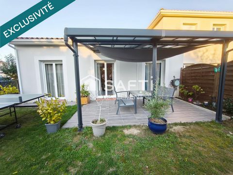 Maison moderne de plain pied avec 3 chambres et jardin