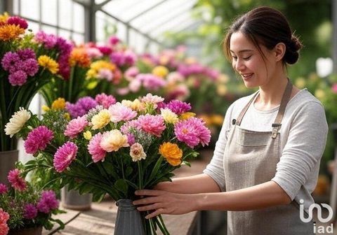 iad France - Nicolas Saingery ... vous propose : Ce charmant commerce de fleurs d'une surface totale de 70 m² environ est à reprendre avec une clientèle fidélisée. La boutique profite d'un emplacement idéal sur un axe très passant de l’agglomération ...