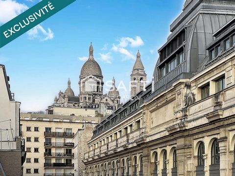 Dernier étage – lumineux – 1 min à pied du métro Barbès, 7 min du square Louis-Michel