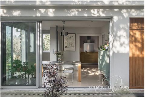 Maison moderne et charme de l'ancien.