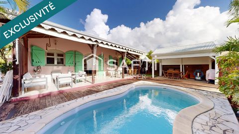 3 chambres, piscine et carbet, excellent état