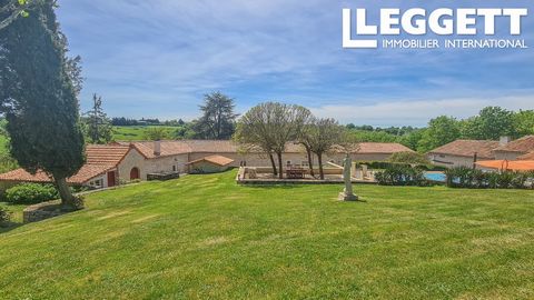 A21401EED16 - Nestled amidst the rolling countryside of Charente Limousine, this exquisite haven of tranquility, boasting breathtaking views, is the perfect retreat for idyllic family getaways or for embarking on a tourism venture. The stunning main ...