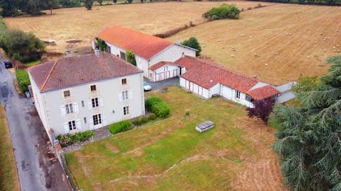 A substantial detached 9-bedroom 8-bathroom stone manor house, operating successfully as a B B (with high ratings) with a large separate bar and games room (91m², licence 2 - wine/beer with food) with WC, log burner and bread oven, that has in the pa...