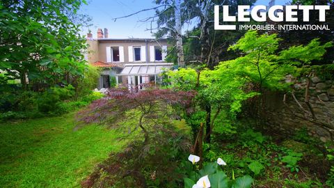 A21426CFO81 - In the town of Mazamet, this elegant bourgeois house has been renovated to a high standard, retaining all the character of a bourgeois house, and is situated in a quiet area in the heart of enclosed grounds planted with trees and flower...