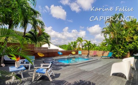 Dpt Martinique (972), à vendre SAINTE ANNE - Villa T4 de 71 m² avec piscine - Terrain de 680,00 m² - Plain pied