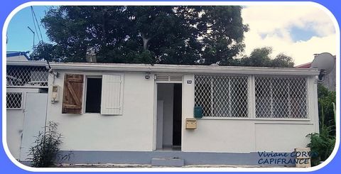 Dpt Guadeloupe (971), à vendre CAPESTERRE BELLE EAU Maison P3 de 66,23 m² - Terrain de 90 m²