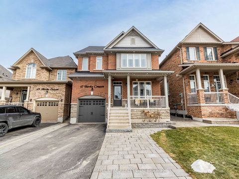Beautiful Spacious Home With 4 Bedroom, 4 Washroom In Desirable Tottenham. Lots Of money Spent On Excellent Quality Of Upgrades. Modern Style Kitchen With Oversized Island With Custom Wood Cabinetry, S/S New Appliance, Built-In Fridge & Built-In Micr...