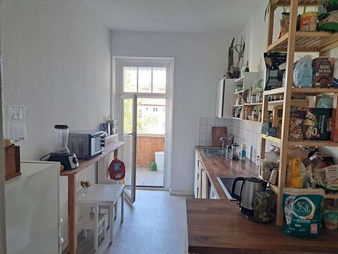 We are offering our beautiful and conveniently located apartment for sublet, fully furnished. The rental period is planned from January 20, 2023, to January 20, 2024. Our apartment is situated in a renovated old building in a quiet area (Leipzig-Möck...