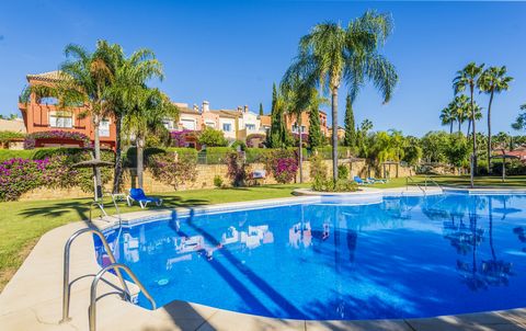Located in Nueva Andalucía. La Alzambra, Puerto Banus – Large, bright and very well constructed; southwest facing townhouse, well located close to the amenities and beaches of Puerto Banus and with access to a wonderful community pool and community g...