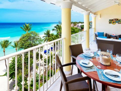 Sapphire Beach 517 is situated on the highly sought-after Dover Beach in St. Lawrence Gap, Barbados, a world-renowned destination. This exquisite Penthouse apartment, located at the east end, boasts three bedrooms and three bathrooms, showcasing luxu...