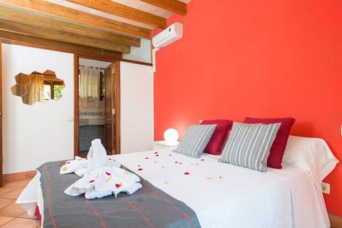 The salt pool of 8m x 4m and a depth of 1.4m is only available to our guests and it is surrounded by a lounger area, interspersed among the pines. You can swim accompanied by unique views of the valley of Alaró while the only sound you hear is the bi...
