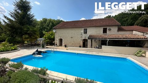 A11315 - A character 6 bedroom, 3 bathroom main house and newly refurbished swimming pool along with a 3 bedroom guest gite and over three hectares of level grounds. This property has great potential and offers numerous possibilities. Conveniently pl...