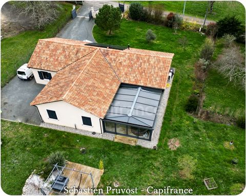 Dpt Dordogne (24), à vendre proche de SAINT PARDOUX LA-RIVIERE -Plain-Pied P6 173m2-Terrain de 2 935,00 m²-Garage