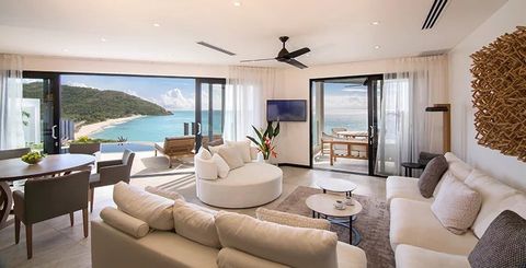Located in Valley Church. This two bedroom villa unit enjoys magnificent views overlooking Darkwood Beach and the Caribbean Ocean with fully opening glass walls, infinity edged pool and sun deck. The stunning views can be enjoyed from the open plan k...