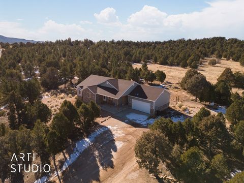 Don't miss this opportunity to own a mountain property estate on 12 acres with incredible views of the world renowned Paunsaugunt Cliffs. This home is well maintained, has two family rooms, 6 bedrooms and 3 bathrooms. It has a newly finished downstai...