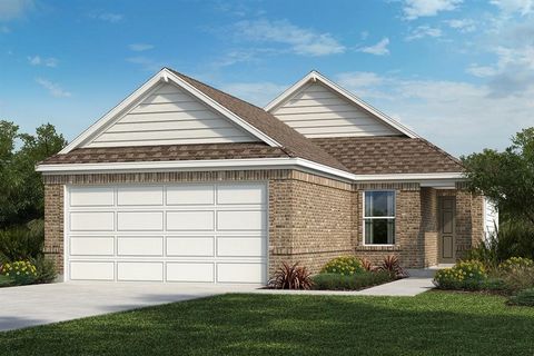 KB HOME NEW CONSTRUCTION - Welcome home to 1322 Green Jay Lane located in Sunset Grove and zoned to Hitchcock ISD! This floor plan features 3 bedrooms, 2 full baths and an attached 2-car garage. Additional features include stainless steel Whirlpool a...