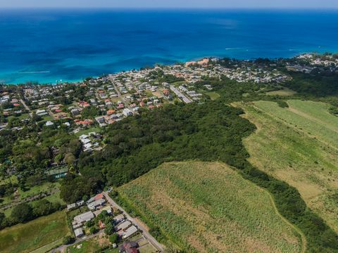 Located in Speightstown. This property is 12+ acres in size. Presently zone 1 which means the land is arable and there is permission for one residence, an application has been submitted to the town planning department to divide the land into two lots...