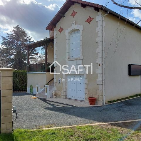 Located in the town of St Front de Pradoux, this charming house benefits from beautiful flat land in a rural environment. Close to village amenities, 1 hour from Bordeaux, 30 minutes from Périgueux, train station and A 89 access 10 minutes away. It i...