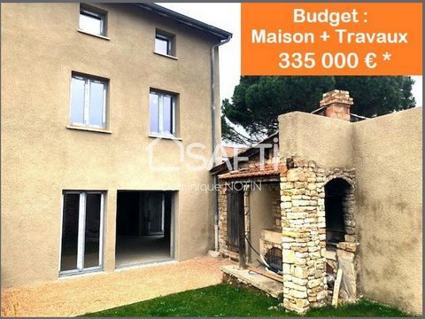 House 155m² on 200m² land Quincieux center “Imagine your future home” New Dominique Notin - SAFTI Located in Quincieux, in a privileged living environment ideal for families. Close to all amenities, schools, shops at the gates of Lyon 30 minutes, Vil...