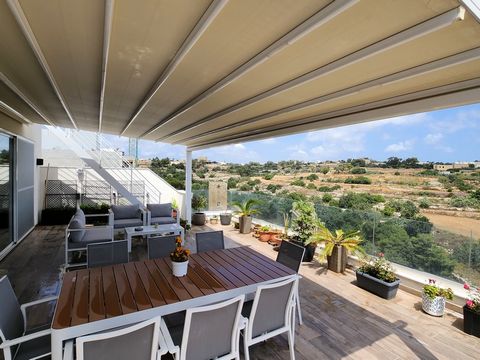 A stunning designer and newly finished double fronted square layout duplex penthouse in Marsaxlokk. Enjoying gorgeous country views from the terraces with sea and port views from the huge roof space ready to be converted to a fabulous roof terrace en...