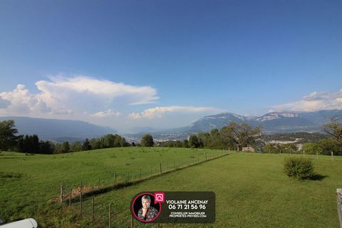 MONTAGNOLE, SAVOIE - 73000 EXCLUSIVITY! Exceptional view totally unobstructed on the heights of the village only 10 minutes from CHAMBERY !! Real estate tenement erected on more than 6000m² of land in an agricultural zone guaranteeing you a green set...