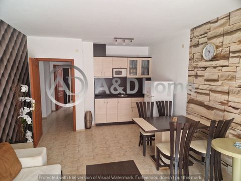 Immobilienagentur A&D Home - Plovdiv Nessebar präsentiert Ihnen eine Wohnung mit zwei Schlafzimmern, die sich in einem Komplex 5 Minuten vom Strand entfernt befindet. Die Wohnung befindet sich auf einer Fläche von 92 qm. und befindet sich im 1. Oberg...