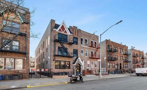 Nestled in the heart of Bushwick, this stunning 6-family brick property offers a rare investment opportunity. Boasting a total of 13 bedrooms and 7 bathrooms, this pre-war gem is filled with unique, classic finishes that stand the test of time. The s...