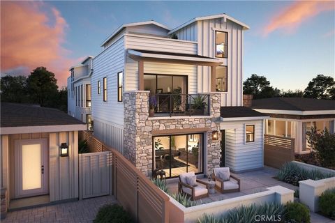 Superb location in the coveted Flower Streets just blocks to the ocean. This spectacular tri-level masterpiece with a rooftop terrace is built to perfection by Thomas James Homes. The inviting front patio leads to the gracious entry with a sweeping s...