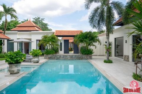 This fully renovated pool villa for sale is situated in a very prestigious estate. It is only five minutes to Laguna Beach and two minutes to Villa Market. Built from scratch in 2023, the developer offers a 3-year warranty for the construction. There...