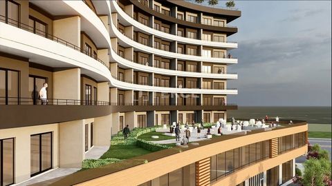 Architecturally Designed Apartments with Sea View for Sale in Has Atlantis Complex These stylish and modern designed apartments for sale in Yalıncak Ortahisar are located in an area that attracts attention with its social facilities, proximity to the...