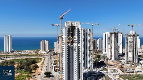 In the luxurious tower of Canada-Israel' on the shore line of South Netanya, is a spacious 4 bedroom apartment facing front with sea and city view.  Features: - Lift - Fitness Center - Intercom - Balcony - Garage - Air Conditioning