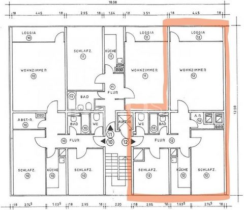 +++Veuillez comprendre que nous ne répondrons aux demandes de renseignements qu’avec des informations personnelles COMPLÈTES (adresse complète, numéro de téléphone et e-mail)+++ Ce charmant appartement de 3 pièces au cinquième étage d’un immeuble bie...