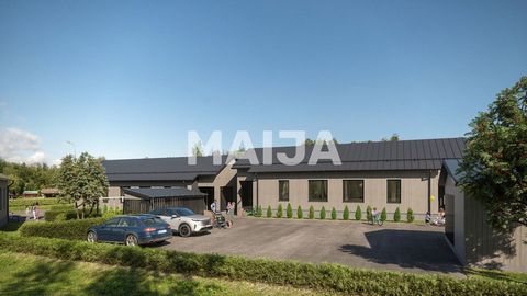 In the quiet and sought-after Kivistö small house area of Vantaa, a 1-level quality semi-detached apartment (part of the Kannisto school district). The 6-family company will be completed on 8-9/2025. The materials can still be influenced! Modern and ...