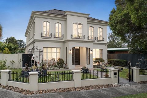 Showpiece architectural brilliance and undeniable luxury define this spectacular French Provincial inspired residence, a stunning blend of timeless elegance and contemporary refinement, exuding an air of sophistication and class. A grand entry foyer ...