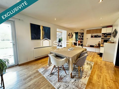 Maison semi plain-pied de 3 chambres avec jardin