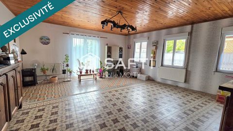 Longère individuelle T4 de PLAIN PIED avec combles aménageables, jardin et garage.