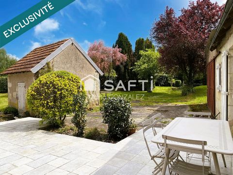 Authentique longère de charme à Rouziers-de-Touraine