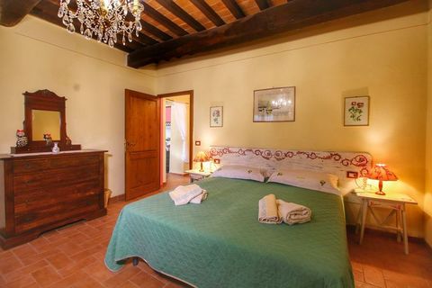 Dit heerlijke appartement ligt op een oude Toscaanse boerderij, dichtbij Radda in Chianti in de Chianti Classico. De boerderij bestaat uit 3 appartementen en dit appartement is voorzien van 2 slaapkamers en een gedeeld zwembad. Ideaal voor zonvakanti...