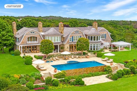 Breathtaking panoramic ground floor views from every room and custom built like no other. One of the most renowned custom builders' own home. Built to highest standards and specifications totally different than anything else in the Hamptons. Some ame...