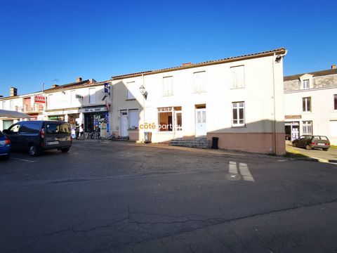 Between Fontenay and Chantonnay, in the very centre of La Caillère Saint Hilaire, large house on 2 levels with an old commercial premises of 30 m2 unsafected. On the ground floor, a living room, a living room, a dining room, upstairs 4 large bedrooms...