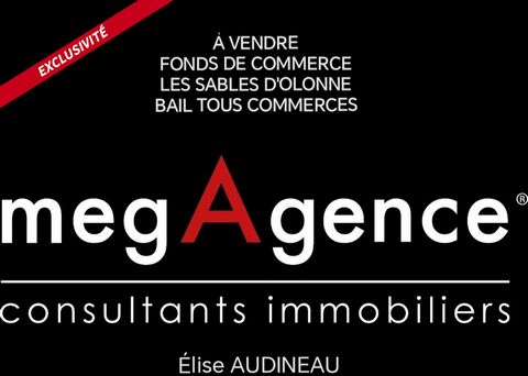 559 / 5?000 Résultats de traduction Résultat de traduction EXCLUSIVE Megagence - Elise AUDINEAU offers you this business with a total surface area of approximately 140m2, ideally located on a busy route in Les Sables d'Olonne, with easy and free park...