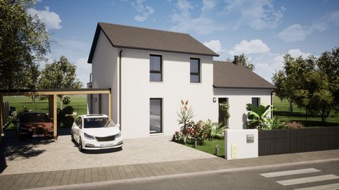 Your house construction in Saint-Lyphard: Have your house built in Saint-Lyphard, in Loire-Atlantique (44), with the BLAIN CONSTRUCTION Group! Our agency in Saint-Nazaire offers you this construction project near Saint-Lyphard. Let's carry out your t...