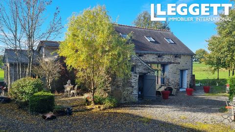 A16308 - A beautifully renovated stone longère with additional luxury barn conversion, separate one bedroom apartment with unbroken views across the 4 acres of land leading down to the river at the edge of the property. Located on the edge of the pic...