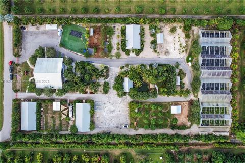 ~FARMHOUSE MIAMI~A 5 ACRE TURNKEY AGRITOURISM VENUE LOCATED BETWEEN 2 NATIONAL PARKS, BISCAYNE NP AND THE EVERGALDES, MINUTES FROM THE FL. KEYS. LOCATED ON HEAVILY TRAVELED KROME AVE(SR997) W/ APPX 350FT. OF WELL LIT FRONTAGE WITH ON SITE PARKING FOR...