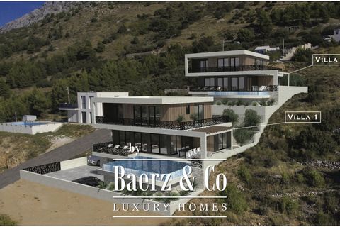 A unique ultra-modern villa on an elevated location with a panoramic view. The total area is 280 m2. The yard is 515 m2 in size. The villa consists of three floors. Floor -1:, fitness/gym with bathroom and potential sauna, garage space, and outdoor p...