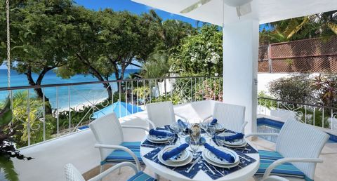 Located in St. James. Welcome to Oceans Edge, a stunning three-bedroom villa located on the oceanfront of the secure complex of Merlin Bay in the prestigious area of The Garden at St. James, Barbados. The villa is the ideal luxurious hideaway for eit...