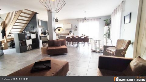 Mandate N°FRP159537 : House approximately 105 m2 including 6 room(s) - 3 bed-rooms - Garden. - Equipement annex : Cour *, Terrace, Garage, double vitrage, - chauffage : bois - Class Energy B : 56 kWh.m2.year - More information is avaible upon request...